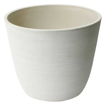 Algreen Valencia 14"x11" Round Ribbed Whitesand — photo 1 of 2