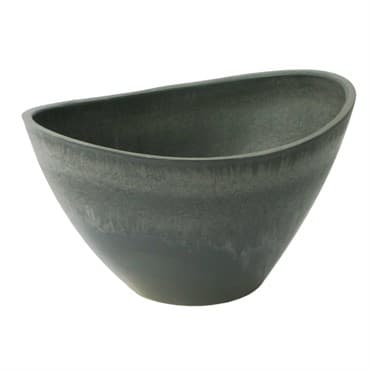 Algreen Valencia 16"D 12"x10" Wave Charcoal Marble — photo 1 of 2