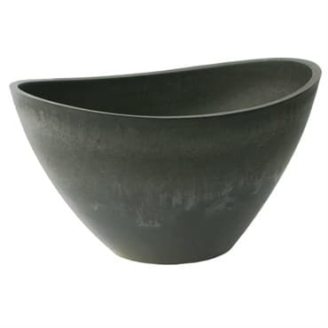Algreen Valencia 20"D 14"x11" Wave Charcoal Marble — photo 1 of 2