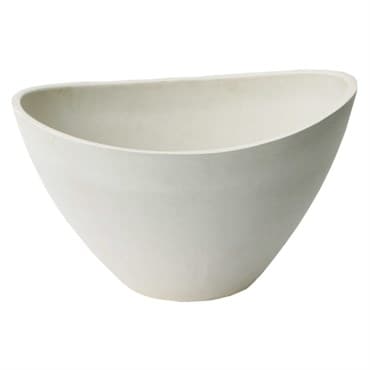 Algreen Valencia 16"D 12"x10" Wave Whitestone — photo 1 of 2