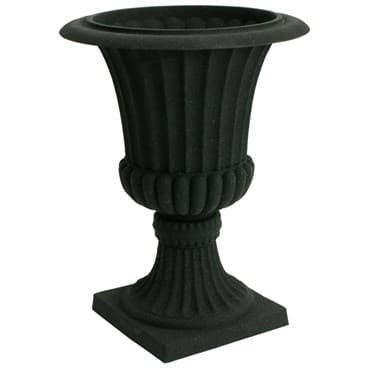Algreen Acerra Rustic 21" Urn Black Stucco — photo 1 of 2