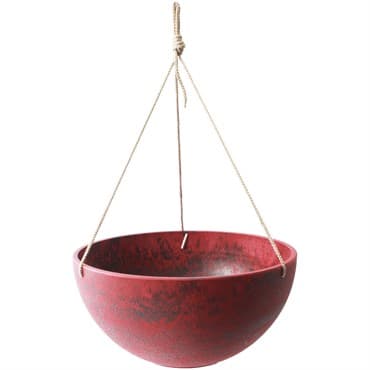 Algreen Acerra 14" Hang Basket Red Marble — photo 1 of 2