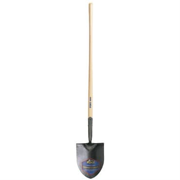 Ames Forged Jackson Pony Shovel Long Handle Round Point Turned Steps Shovel — photo 1 of 2