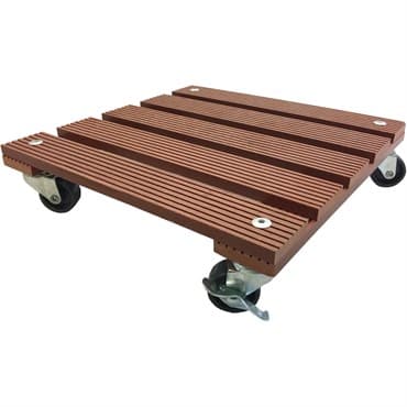Wagner WPC 11.4"x11.4" Square Plant Caddy Terracotta — photo 1 of 2