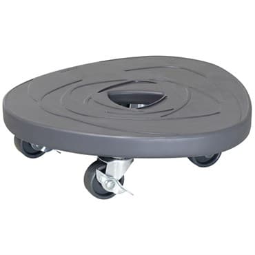 TDI Round Swirl Stone Plant Caddy — photo 1 of 2