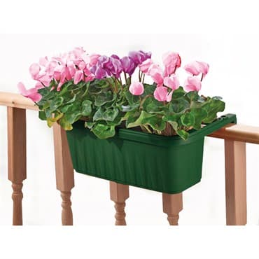 Apollo 24" Adjustable Railing Planter Green — photo 1 of 2
