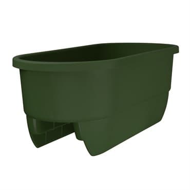 Apollo 24" Dual Deck Rail Planter Green — photo 1 of 2