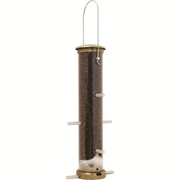 Aspects Medium Antique Brass Thistle Tube Feeder Quick Clean — photo 1 of 2
