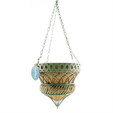 Austram 14" Queen Anne Parasol Hanging Planter Green — photo 1 of 2