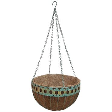 Austram 14" Queen Anne Round Hanging Green — photo 1 of 2