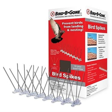Bird B Gone 5" Stainless Steel Bird Spikes 6PK 1' Sections 764176050619 — photo 1 of 2