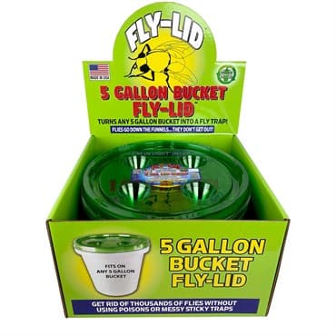 Billy Bob 24pc 5gal Fly Lid Fly Trap Bucket Counter Display — photo 1 of 2