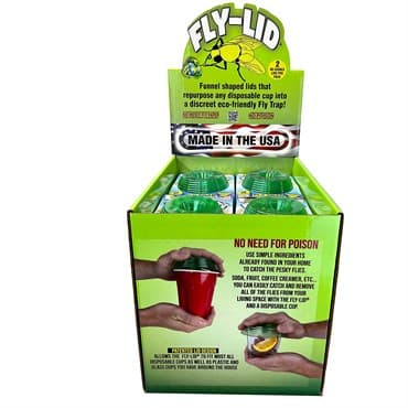 Billy Bob 100pc 2pk Fly Lid Fly Trap Counter Display — photo 1 of 2