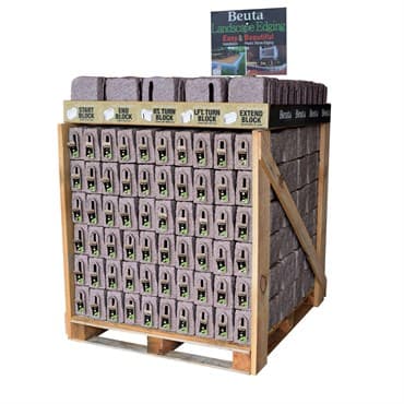 Beuta Block Retail Pallet Display Cobblestone — photo 1 of 2
