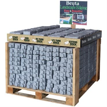 Beuta Brick Retail Pallet Display Greystone — photo 1 of 2