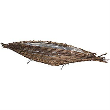 Braun Wicker Canoe Large — photo 1 of 2