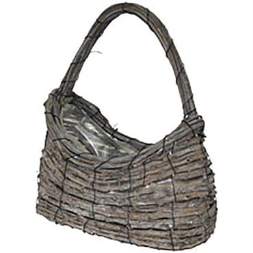 Braun Wicker Purse — photo 1 of 2