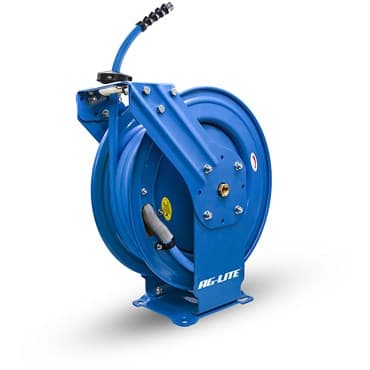 BluBird 5/8"x100' Ag-Lite Hose Reel Dual Arm w/ Water Hose — photo 1 of 2