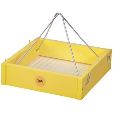 Birds Choice Hanging Tray Recycled Plastic Yellow — photo 1 of 2