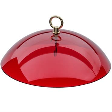 Birds Choice 10" Acrylic Protective Dome Feeder Cover Red — photo 1 of 2