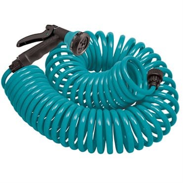 Orbit 25' Hose Coil with Nozzle Blue — photo 1 of 2