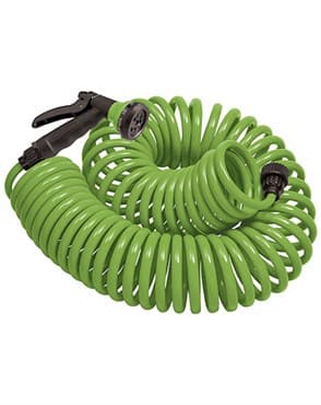 Orbit 50' Coil Hose with Nozzle Green — photo 1 of 2