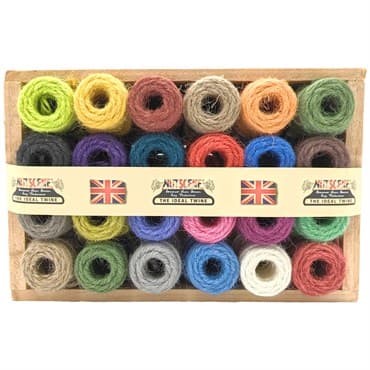 Bosmere Nutscene Wood Crate 24 Mini Twine Spools — photo 1 of 2