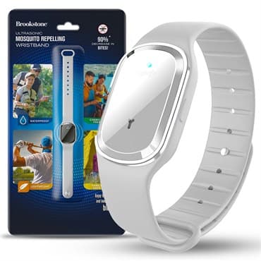 Brookstone Rechargeable Electronic Wristband Mosquito Repeller White — photo 1 of 2