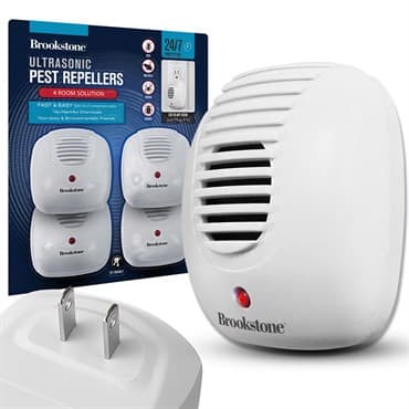 Brookstone 4pk Multi Room Ultrasonic Pest Repeller System — photo 1 of 2