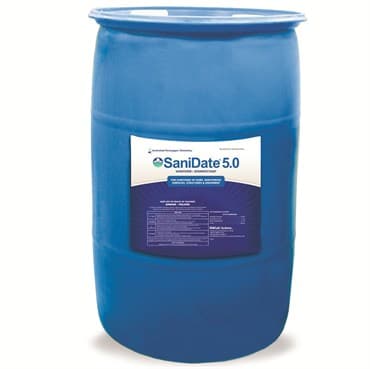 BioSafe SaniDate 5.0 30GL OMRI HAZ (5/Pl) ( Hydrogen Peroxide+Peroxyacetic acid ) — photo 1 of 2