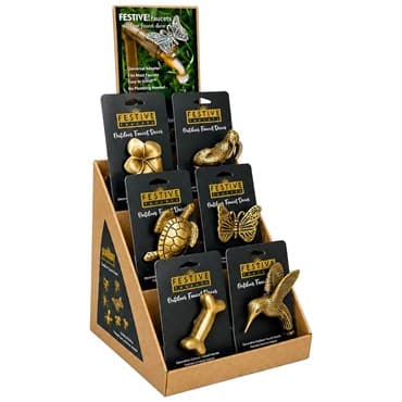 Festive 12pc Faucet Assortment - Festive Faucet Cardboard Counter Display — photo 1 of 2