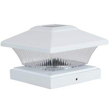 Moonrays Post Cap Solar Light w/Plastic Lens White — photo 1 of 2