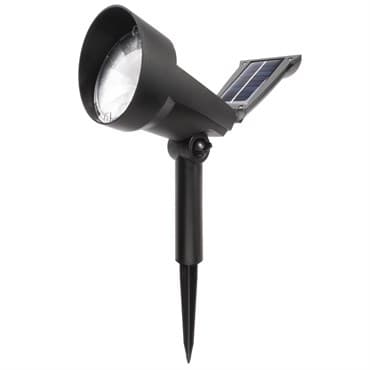 Moonrays Solar Plastic Spotlight w/Panel — photo 1 of 2