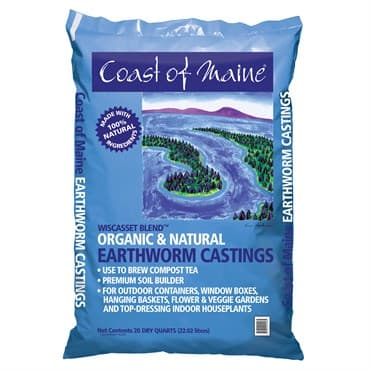 COM 20qt Wiscasset Earthworm Castings 100/PL — photo 1 of 2