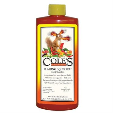 Coles 8oz Flaming Squirrel Seed Sauce MADE IN THE USA — photo 1 of 2
