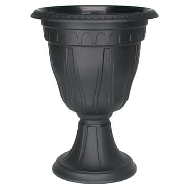 DCN 15.25"x20" Tall Azura Urn Black — photo 1 of 2