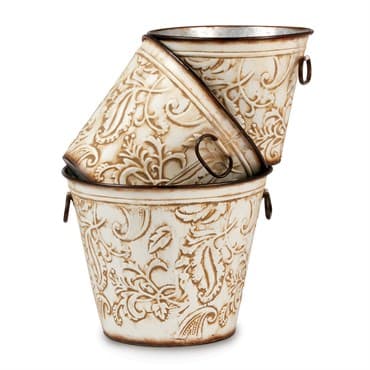 Deer Park Round Venetian Planters Set of 3 — photo 1 of 2