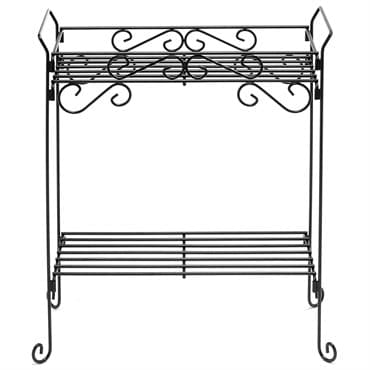 Deer Park 2 Tier Rectangular Plant Stand Black — photo 1 of 2