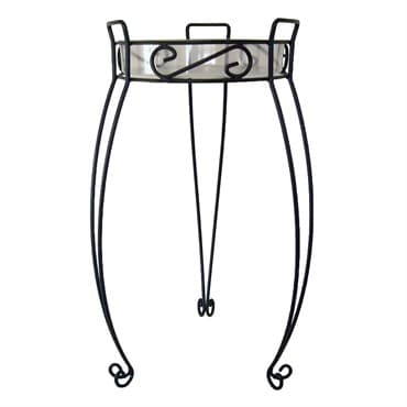 Deer Park 27" Combo Top Plant Stand Black — photo 1 of 2