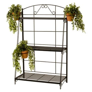 Deer Park 3 Shelf Plant Stand Black — photo 1 of 2