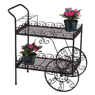 Deer Park Tea Cart Plant Stand Black — photo 1 of 2