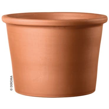 Deroma 8.98" Cylinder Pot Terra Cotta Case Pack — photo 1 of 2
