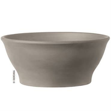 Deroma 9.1" Bowl Smooth Grafite Clay Case Pack — photo 1 of 2