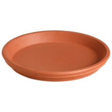 Deroma 10.6" Saucer Terra Cotta Clay Case Pack — photo 1 of 2