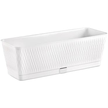 Deroma 19.7" Ariel Window Box Premium Plastic White — photo 1 of 2