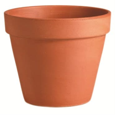 Deroma 5.9" Standard Pot Terra Cotta Clay Case Pack — photo 1 of 2