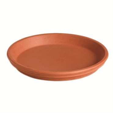 Deroma 6.7" Saucer Terra Cotta Clay Case Pack — photo 1 of 2