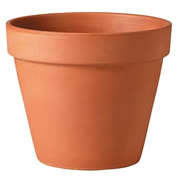 Deroma 9.9" Standard Pot Terra Cotta Clay Case Pack — photo 1 of 2