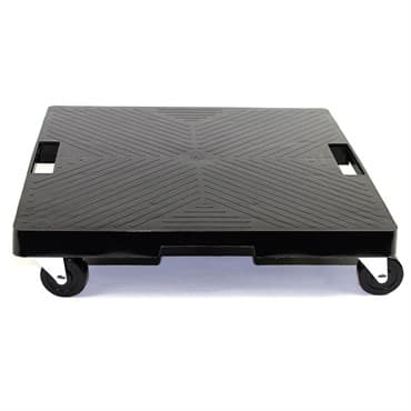Devault 16" Square Plant Dolly with Handle Black — photo 1 of 2