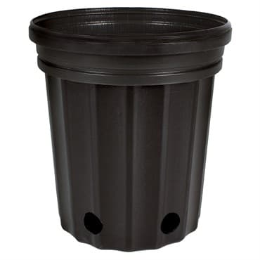 HC Dillen Elite 400 Nursery Pot, Blow Molded, Trade 1 Gallon, True, Black, 75 per Bundle, 135 Bundles per Pallet, 7.5in x 7.25in, 1.00 Gal, 1Gallon — photo 1 of 2